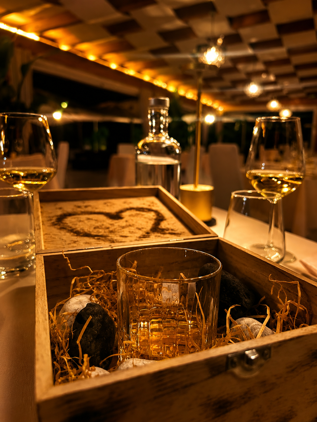 Abbinamento di un distillato Calamare
