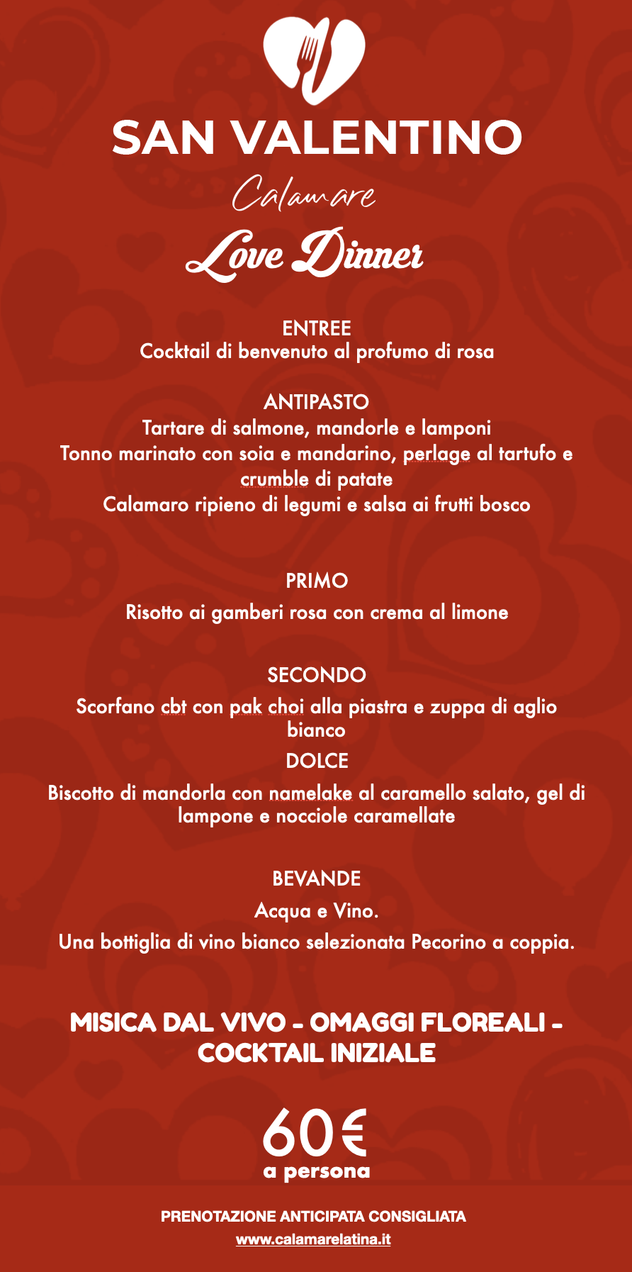 san Valentino ristorante latina
